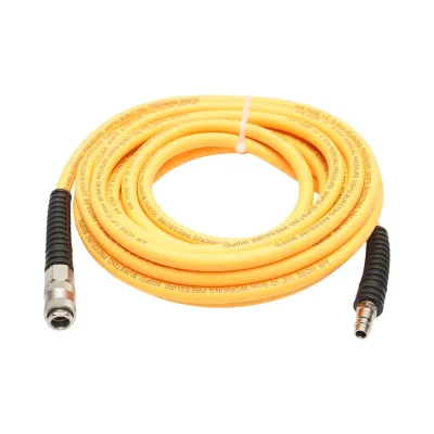 Furtun aer compresor profesional 7.5m din PVC si cuplare rapida universala Breckner Germany - imagine 3