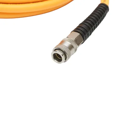 Furtun aer compresor profesional 15m din PVC si cuplare rapida universala Breckner Germany - imagine 5