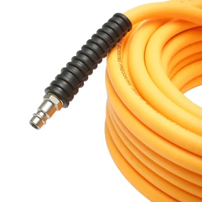 Furtun aer compresor profesional 15m din PVC si cuplare rapida universala Breckner Germany - imagine 4