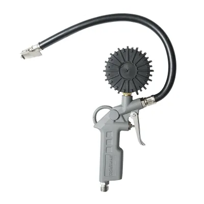 Pistol umflat roti cu furtun si manometru mecanic 0-16 bar Breckner Germany - imagine 2
