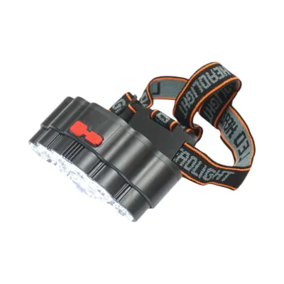 Lanterna frontala de cap cu 9 LED-uri, 4 moduri iluminare, reincarcabila USB - imagine 7