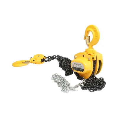 Palan manual cu lant 3m, sarcina maxima 5000kg, carlig cu siguranta 5T Breckner Germany - imagine 4