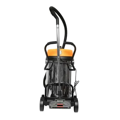 Aspirator profesional industrial umed/uscat volum 75L tensiune alimentare 220V, putere 2x1200W corp din inox Hoteche - imagine 5