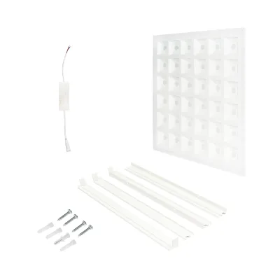 Panou LED slim 48W, 220V, IP20, 600x600x43mm aplicat sau pentru tavan casetat cu driver inclus Breckner Germany - imagine 2