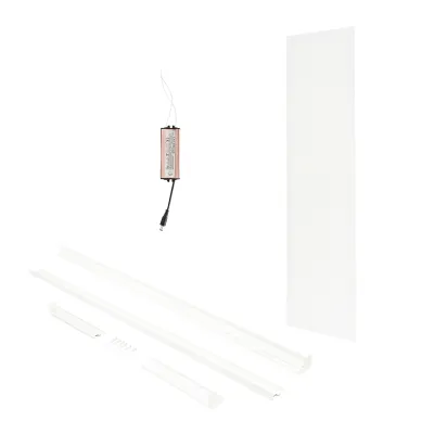 Panou LED slim 48W, 220V, IP20, 6500K, 1200x300mm cu rama montaj aplicat Breckner Germany - imagine 2