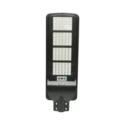 Lampa solara LED iluminat stradal 300W, 6500K cu panou solar, senzor de miscare si telecomanda IP65 Breckner Germany - imagine 2