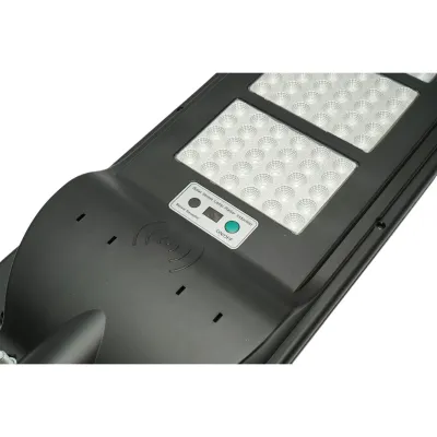 Lampa solara LED iluminat stradal 300W, 6500K cu panou solar, senzor de miscare si telecomanda IP65 Breckner Germany - imagine 9