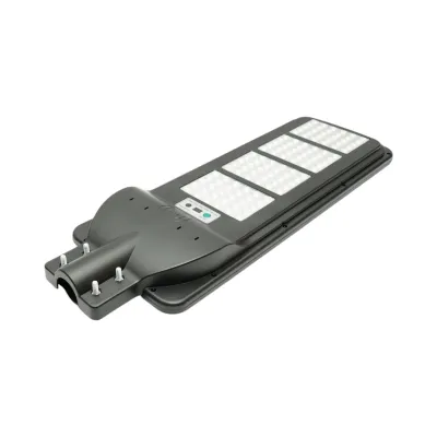 Lampa solara LED iluminat stradal 300W, 6500K cu panou solar, senzor de miscare si telecomanda IP65 Breckner Germany - imagine 5