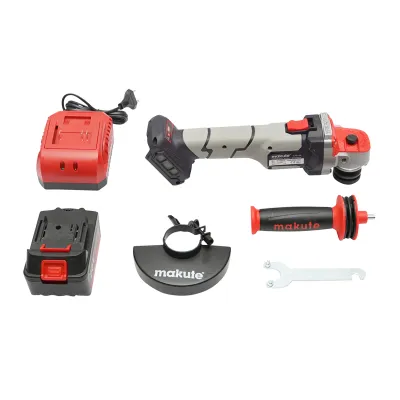 Polizor unghiular cu acumulator 20V/4000mAh si incarcator 220V/50-60Hz, diametru disc 115mm, 8000rot/min IP20 Makute - imagine 3