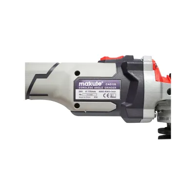 Polizor unghiular cu acumulator 20V/4000mAh si incarcator 220V/50-60Hz, diametru disc 115mm, 8000rot/min IP20 Makute - imagine 7