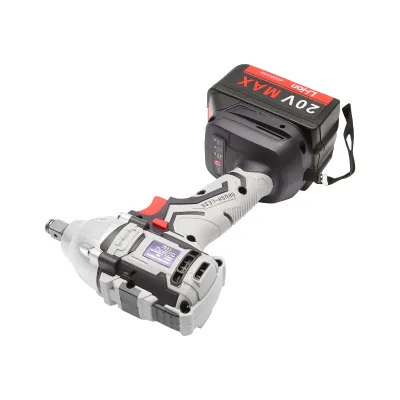 Masina de insurubat cu impact 320Nm, acumulator 20V/4000mAh si incarcator 220V/50-60Hz, ax 12.7mm, 2200rot/min IP20 Makute - imagine 10