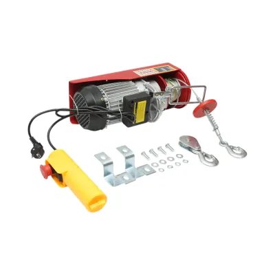 Palan electric macara 220V, 950W, sarcina maxima 200/400kg, viteza ridicare 5-10m/min, inaltime ridicare 6-12m IP40 Breckner Germany - imagine 2