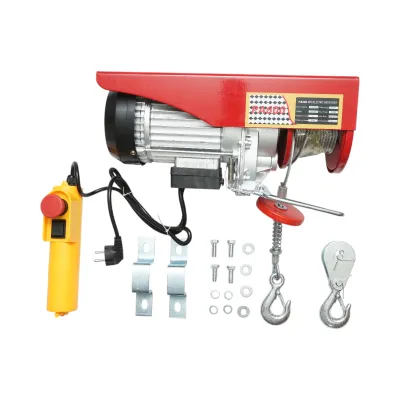 Palan electric macara 220V, 1200W, sarcina maxima 300/600kg, viteza ridicare 5-10m/min, inaltime ridicare 6-12m IP40 Breckner Germany - imagine 5