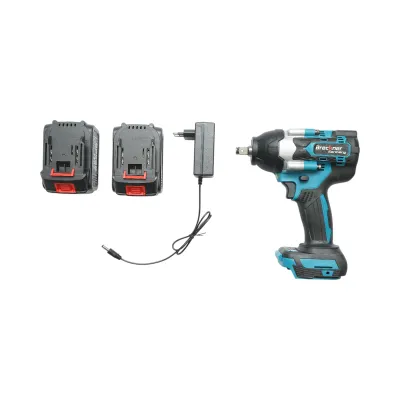 Masina de insurubat cu impact 1/2 inch, 2 acumulatori 21V, 3Ah Li-ion, LED, cuplu 800Nm, motor fara perii (brushless) Breckner Germany - imagine 5