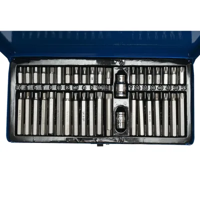 Trusa imbus, biti torx, hex si spline 41 piese Breckner Germany - imagine 3