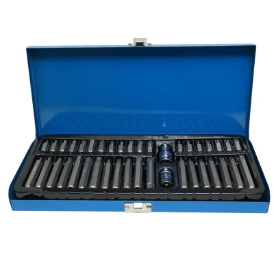 Trusa imbus, biti torx, hex si spline 41 piese Breckner Germany