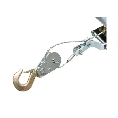 Troliu manual 2000Kg cu cablu de otel fi 4mm lungime 900mm - imagine 5