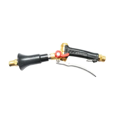 Pistol inclinat de stropit pentru lance de erbicidat cu jet reglabil, pentru pomi si vie