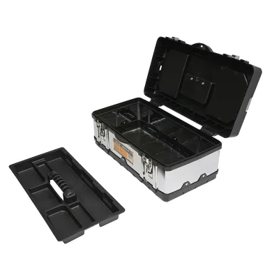 Cutie pentru scule din inox cu capac din plastic 450x250x195mm Hoteche - imagine 4