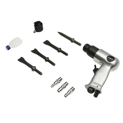 Ciocan pneumatic de impact 6.3 Bar cu 3 tipuri de cuple rapide si 4 dalti Hoteche - imagine 3