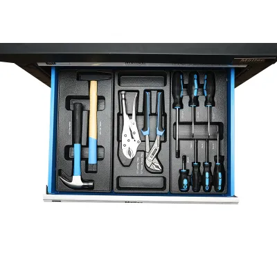 Dulap carucior pentru scule metalic cu 7 sertare echipat cu 496 piese - imagine 5