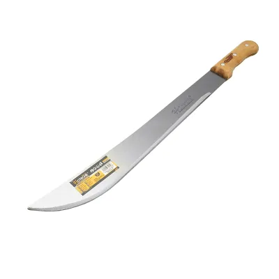 Maceta din otel 450mm cu teaca textila si maner de lemn Hoteche