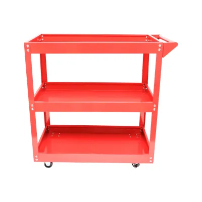 Carucior scule metalic pe roti cu 3 rafturi 730x720x360mm - imagine 4