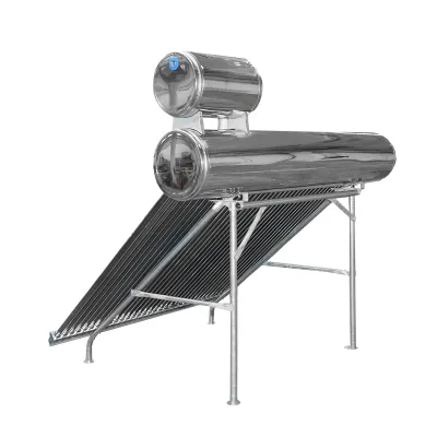 Panou solar nepresurizat inox cu 36 tuburi pentru apa calda, boiler 260L, 2390x2200x1820mm Breckner Germany - imagine 8