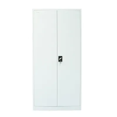 Dulap metalic fiset tip vestiar 1950x920x500mm cu 2 usi securizate, 4 polite, gri Breckner Germany