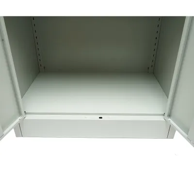Dulap metalic fiset 600x400x900mm cu 2 usi securizate, 1 polita, gri Breckner Germany - imagine 8