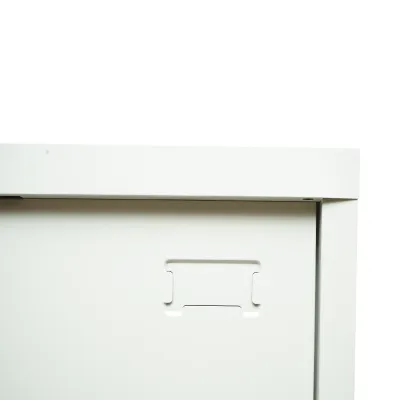 Dulap metalic fiset 600x400x900mm cu 2 usi securizate, 1 polita, gri Breckner Germany - imagine 10
