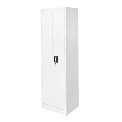 Dulap metalic fiset 1700x500x400mm cu 2 usi securizate, pentru produse curatenie, gri Breckner Germany - imagine 3