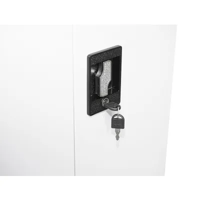 Dulap metalic fiset 1700x500x400mm cu 2 usi securizate, pentru produse curatenie, gri Breckner Germany - imagine 7
