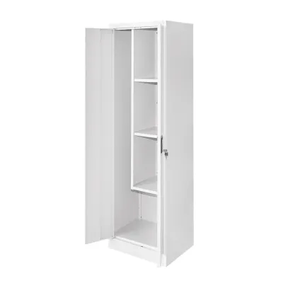 Dulap metalic fiset 1700x500x400mm cu 2 usi securizate, pentru produse curatenie, gri Breckner Germany - imagine 4
