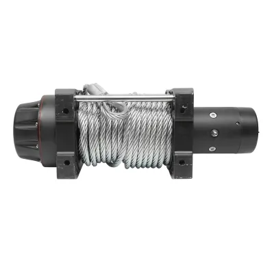 Troliu electric complet cu telecomanda, cablu otel, tensiune alimentare 12V, sarcina maxima 9T (20000lbs) - imagine 5