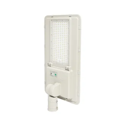 Lampa solara LED iluminat stradal 180W, 6500K, IP65 cu panou solar senzor de miscare si prindere pe stalp Breckner Germany - imagine 2