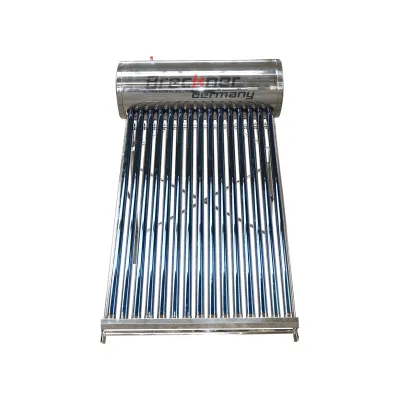 Panou solar nepresurizat inox cu 15 tuburi pentru apa calda, boiler 150L, 1450x490x490mm Breckner Germany - imagine 2