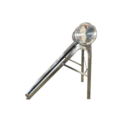 Panou solar nepresurizat inox cu 15 tuburi pentru apa calda, boiler 150L, 1450x490x490mm Breckner Germany - imagine 3