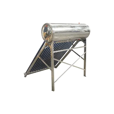 Panou solar nepresurizat inox cu 18 tuburi pentru apa calda, boiler 180L, 1690x490x490mm Breckner Germany - imagine 3