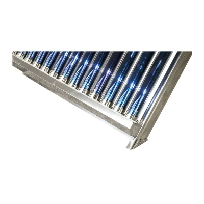 Panou solar nepresurizat inox cu 18 tuburi pentru apa calda, boiler 180L, 1690x490x490mm Breckner Germany - imagine 7