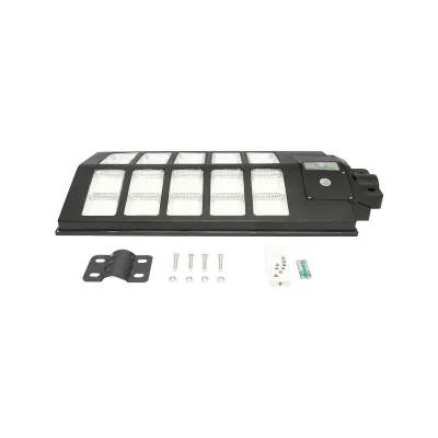 Lampa LED cu panou solar iluminat stradal 300W, 6500K, IP65 Breckner Germany - imagine 2