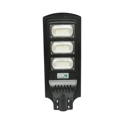 Lampa solara LED iluminat stradal 200W cu panou solar 18W, baterie LiFePO4 15000mAh, senzor miscare, telecomanda, prindere stalp IP65 Breckner Germany - imagine 2