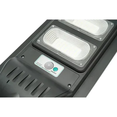Lampa solara LED iluminat stradal 200W cu panou solar 18W, baterie LiFePO4 15000mAh, senzor miscare, telecomanda, prindere stalp IP65 Breckner Germany - imagine 8
