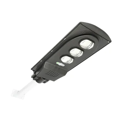Lampa solara LED iluminat stradal 150W, 6500K, IP65 cu panou solar senzor de miscare si prindere pe stalp Breckner Germany