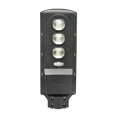 Lampa solara LED iluminat stradal 150W, 6500K, IP65 cu panou solar senzor de miscare si prindere pe stalp Breckner Germany - imagine 9