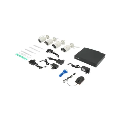 Sistem supraveghere CCTV 4 camere cu senzor de miscare WIFI, 2.4G, HD Ls Vision - imagine 6