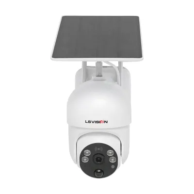 Camera supraveghere cu slot cartela sim 4G rotativa cu panou solar 3.5W, PTZ, 4G 1080P HD  - imagine 2