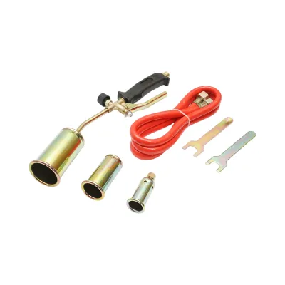 Arzator gaz cu 3 duze si furtun pentru butelie 1.5m