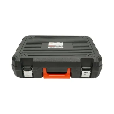 Set 2 masini de gaurit si insurubat cu si fara percutie, 2 acumulatori 18V, 1.5Ah Li-ion, LED, cuplu 18-35Nm, mandrina 10mm, 0-350/1350rpm, burghie, biti, dibluri, suruburi 68 piese Breckner Germany - imagine 12