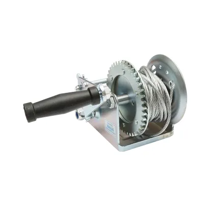 Troliu manual 900Kg cu cablu de otel fi 4.8mmx10m - imagine 2